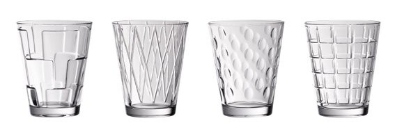 Villeroy & Boch Dressed Up Clear sada pohárov na vodu, 4x 0,31 l 11-3620-8152