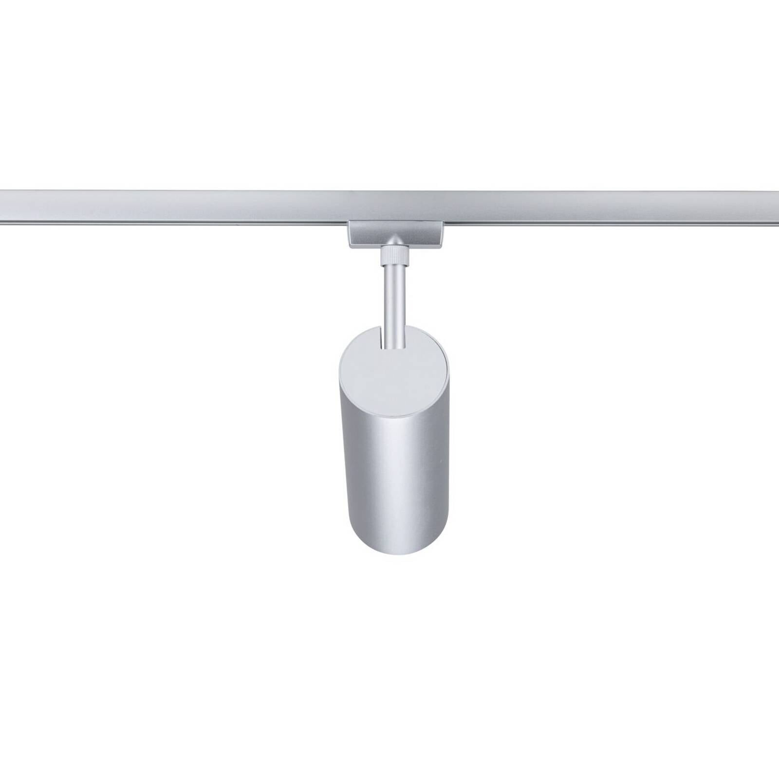 Paulmann URail LED lištový reflektor Theron, chróm 3 000 K, Ø 6 cm