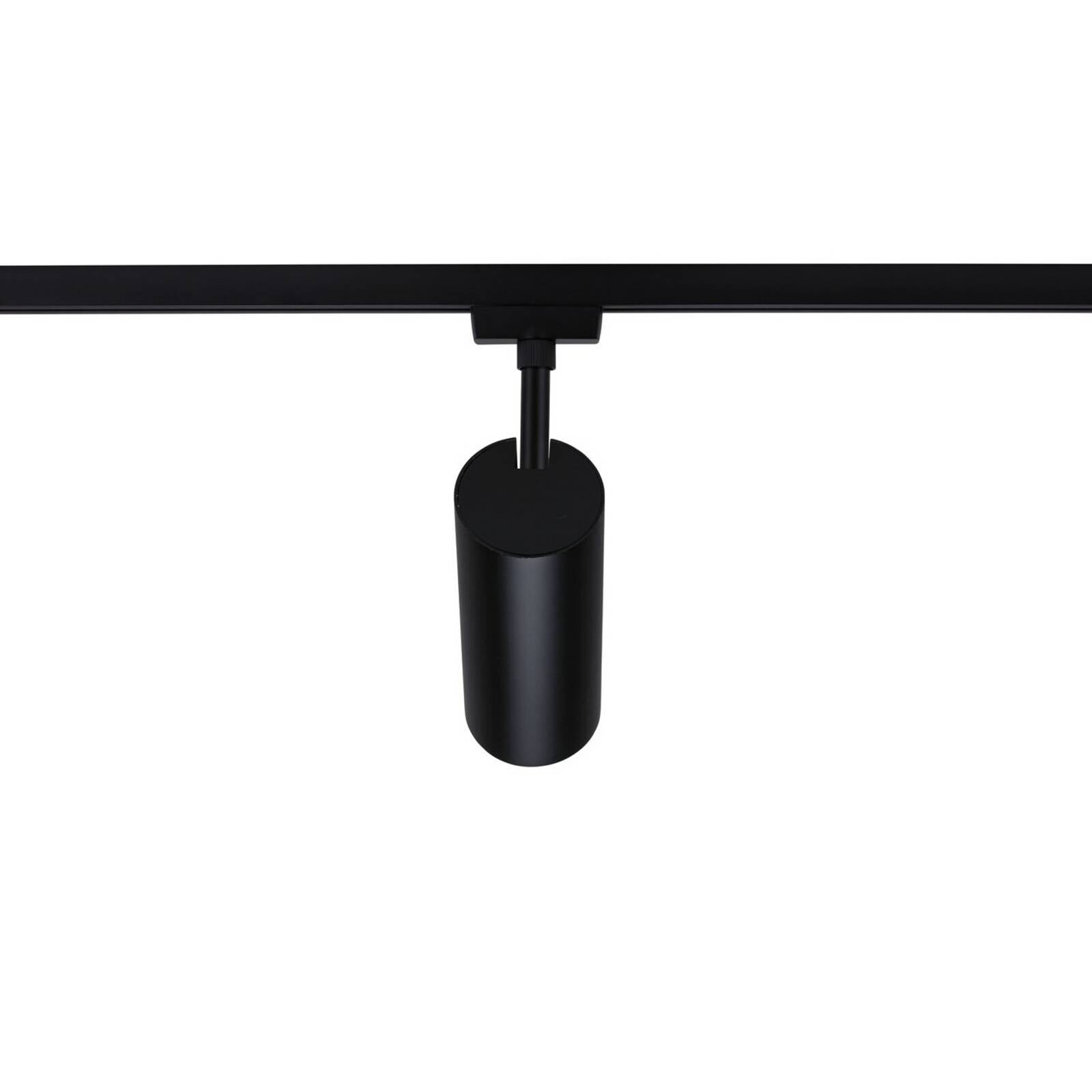 Paulmann URail LED lištový reflektor Theron čierny 3 000 K Ø 6 cm