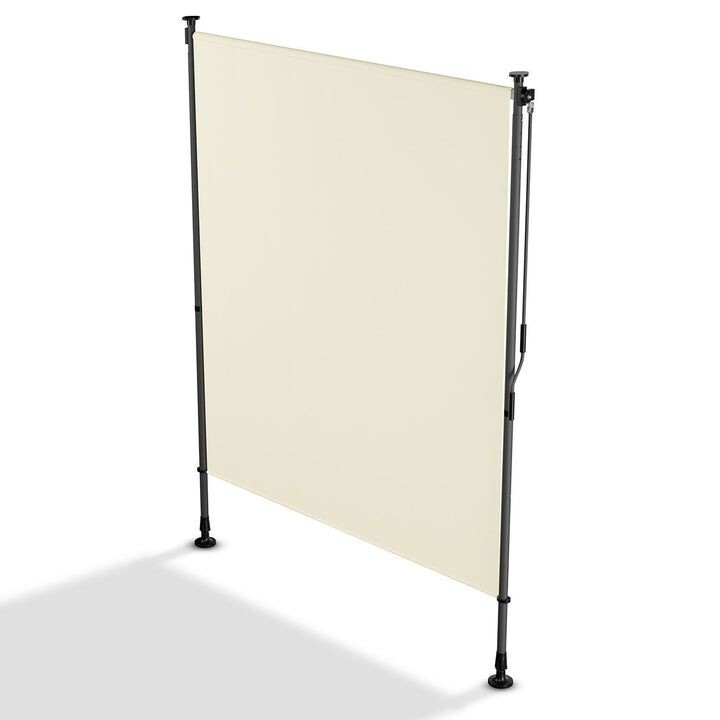 Zvislá markíza na balkón 150x228-316 cm, UV ochrana, béžová