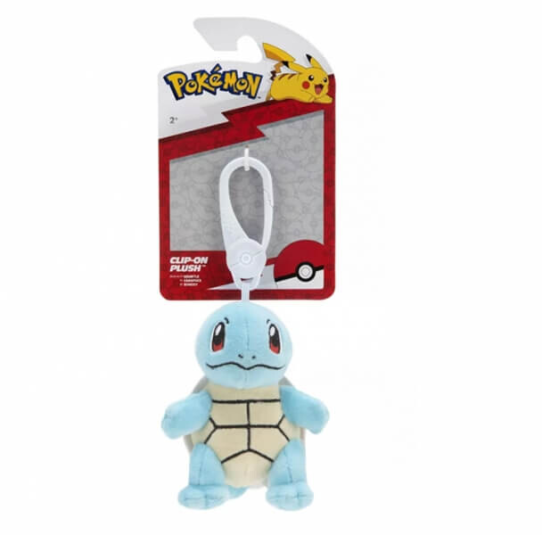 Orbico Pokémon přívěsek plyšový Squirtle - clip on plush