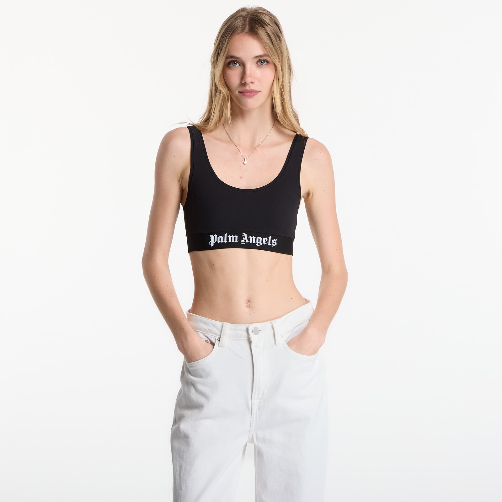 Podprsenka Palm Angels Classic Logo Sport Bra Black/ Black L