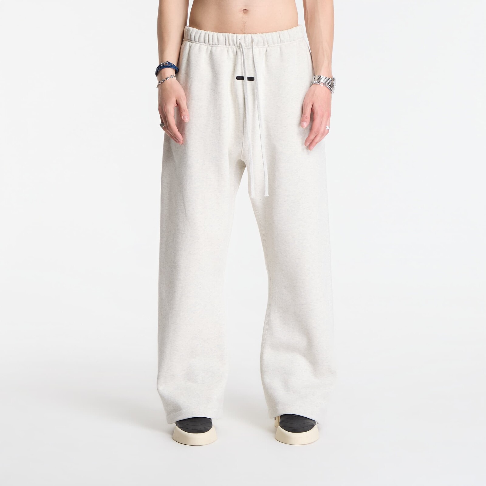 Tepláky Fear of God Essentials Signature Classic Fit Flare Sweatpants Oatmeal Heather/ Light Heather L