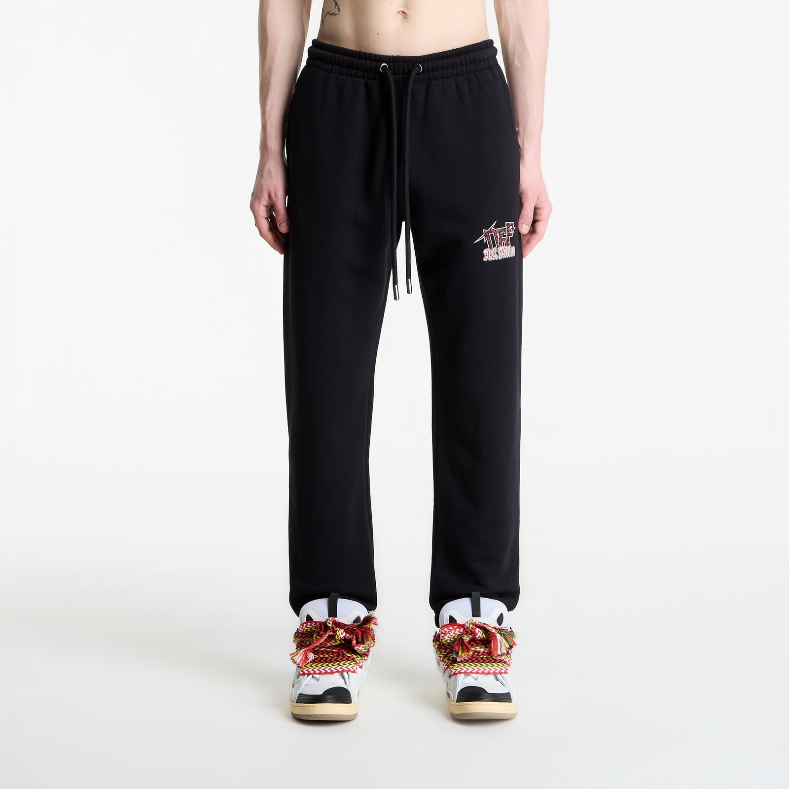 Tepláky Off-White x AC Milan Cuffed Sweatpant UNISEX Black/ Red S