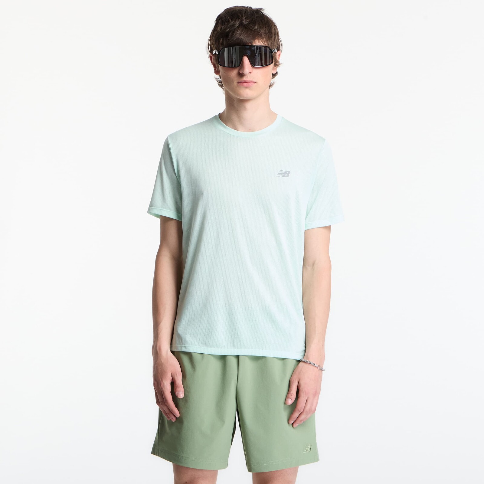 Tričko New Balance Athletics T-Shirt Cosmic Jade Heather XL