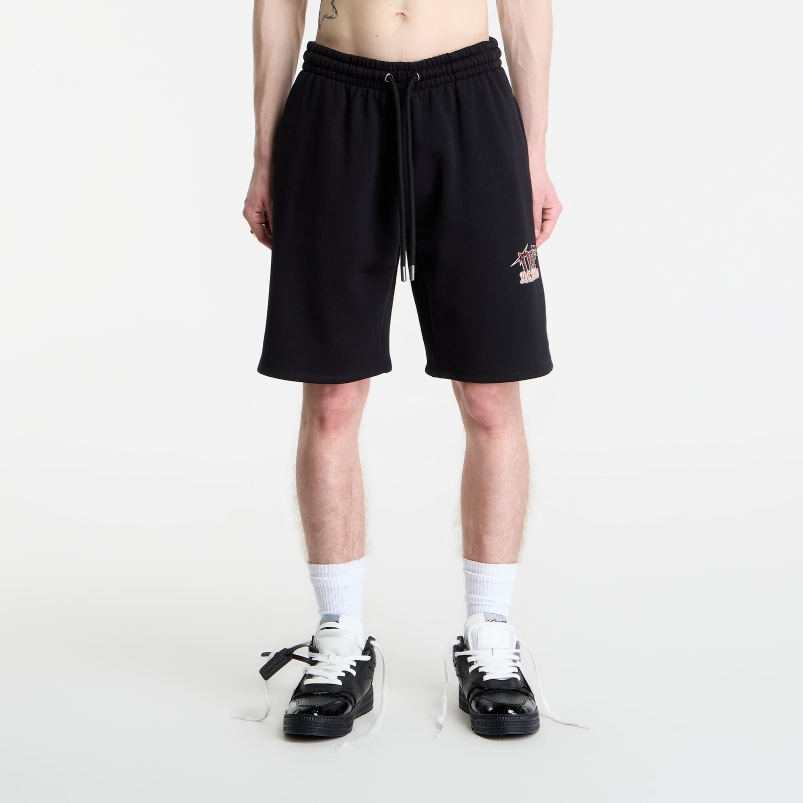 Šortky Off-White x AC Milan Skate Sweatshort UNISEX Black/ Red XXL