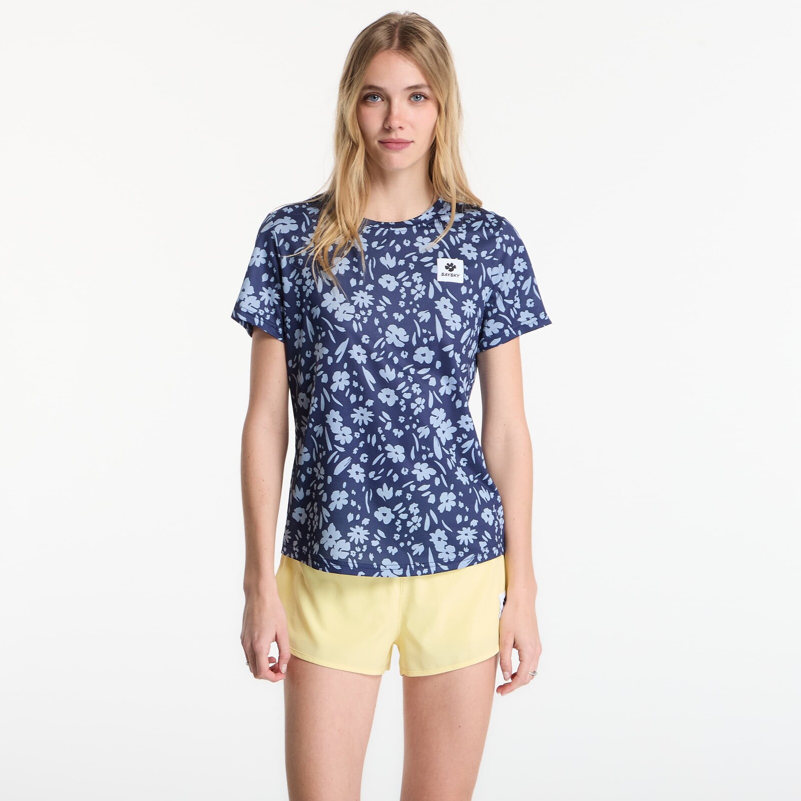 Tričko SAYSKY W Flower Combat T-Shirt Blue Flower S