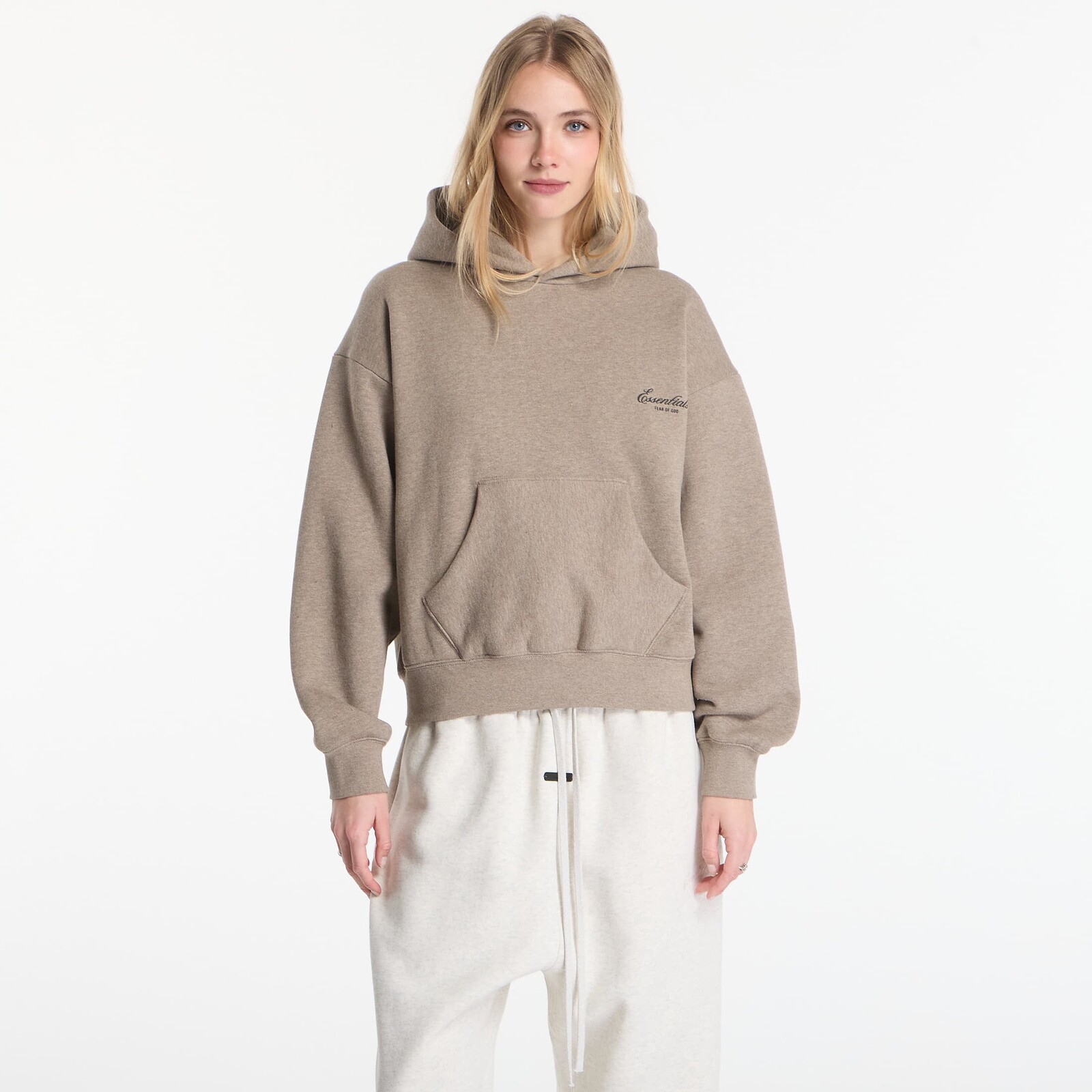 Mikina Fear of God Essentials Classic Hoodie Homestead Heather XL