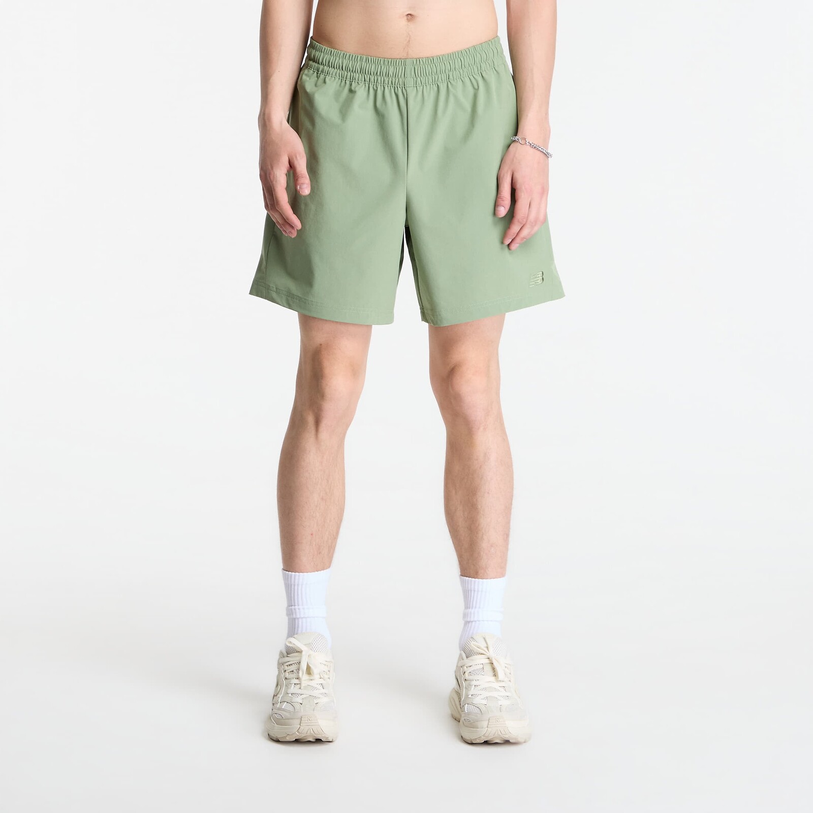 Šortky New Balance Athletics Stretch Woven Shorts Green M