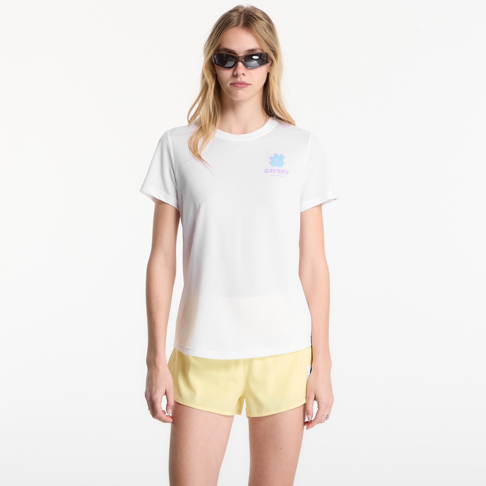 Tričko SAYSKY W Flower Combat T-Shirt White S