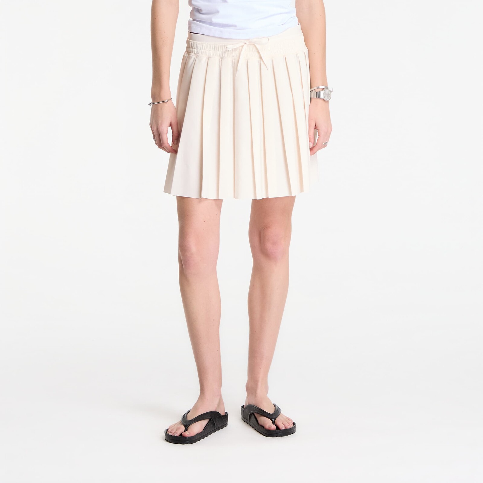 Sukňa Nike Sportswear Women's Mid-Rise Pleated Skirt Chalk/ Chalk S