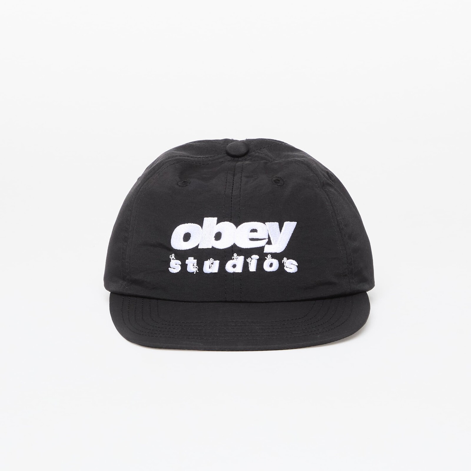 Šiltovka OBEY Dance Studio Nylon 6 Pnl Black Universal
