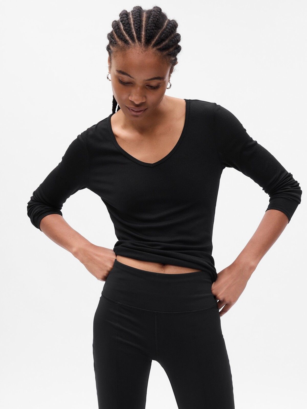 V-neck T-shirt GapFit - Ladies