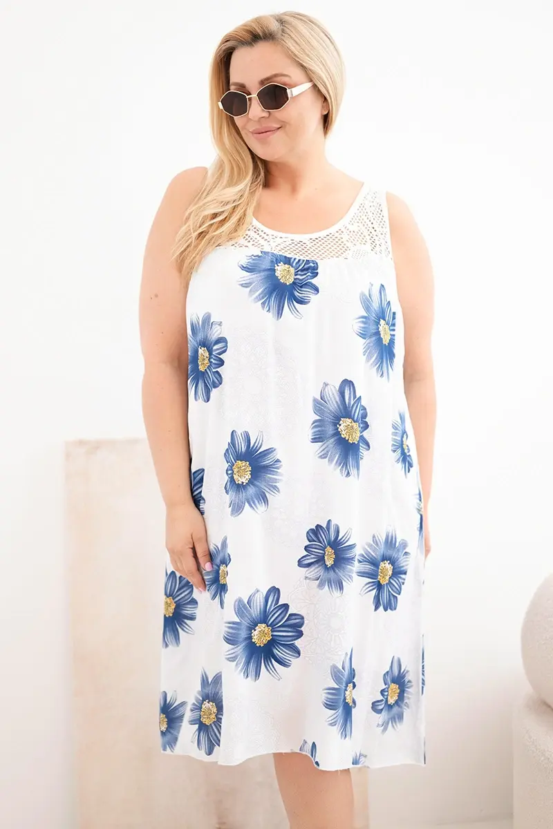 Kesi Włoski dámske plus size šaty s čipkou