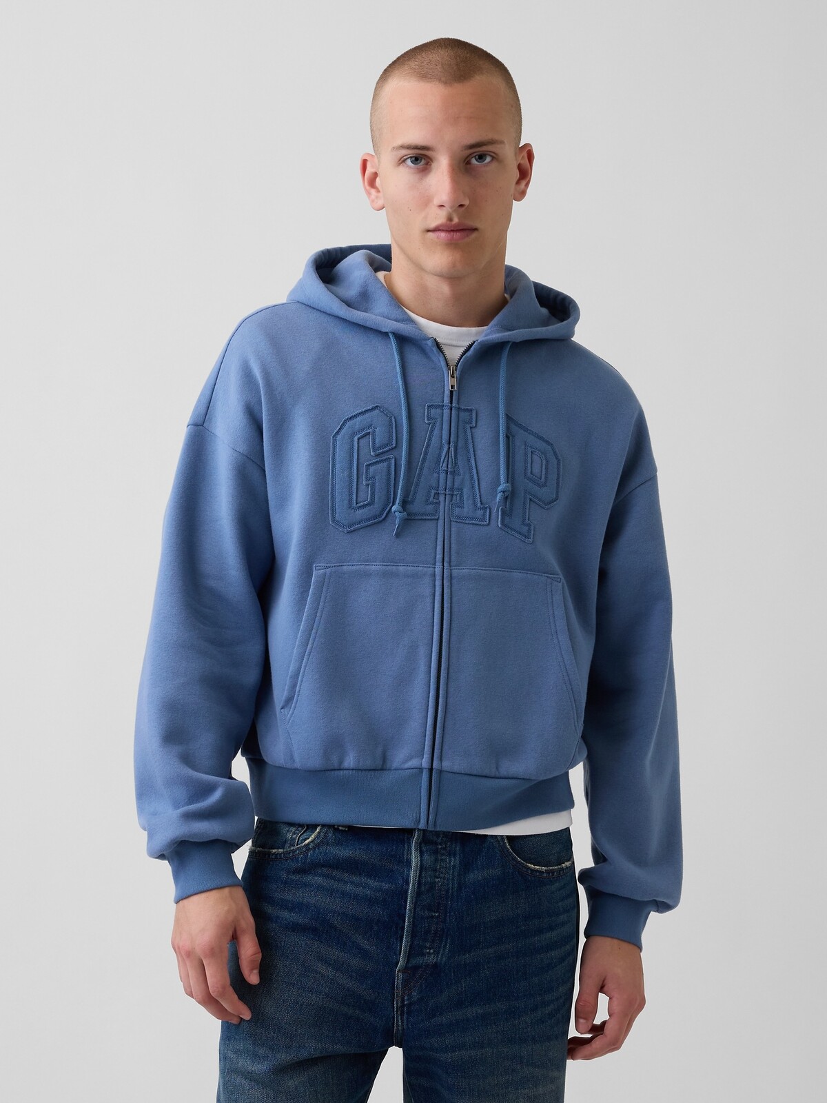 GAP Oversize mikina s VintageSoft Logom