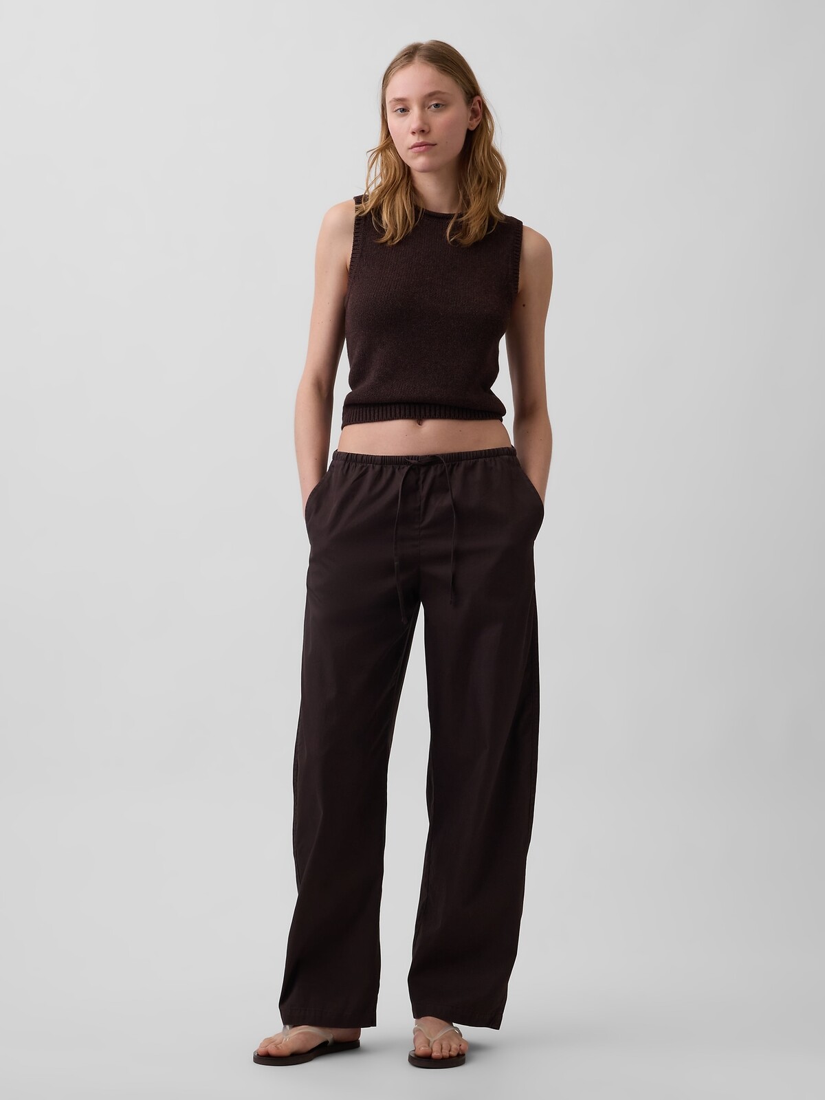 GAP Trousers Twill Easy Barrel - Ladies