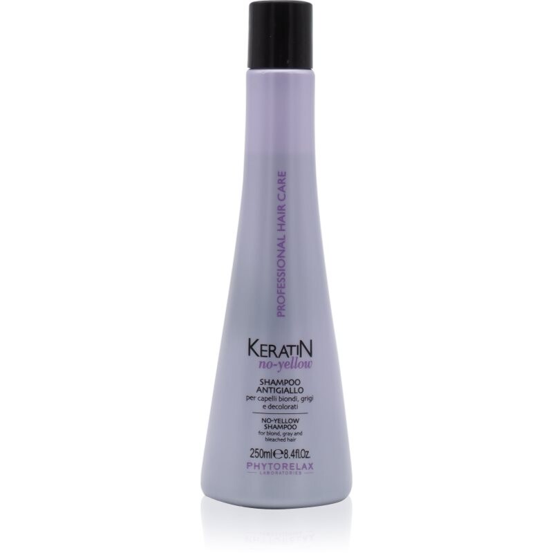 Phytorelax Laboratories Keratin No-Yellow šampón neutralizujúci žlté tóny 250 ml