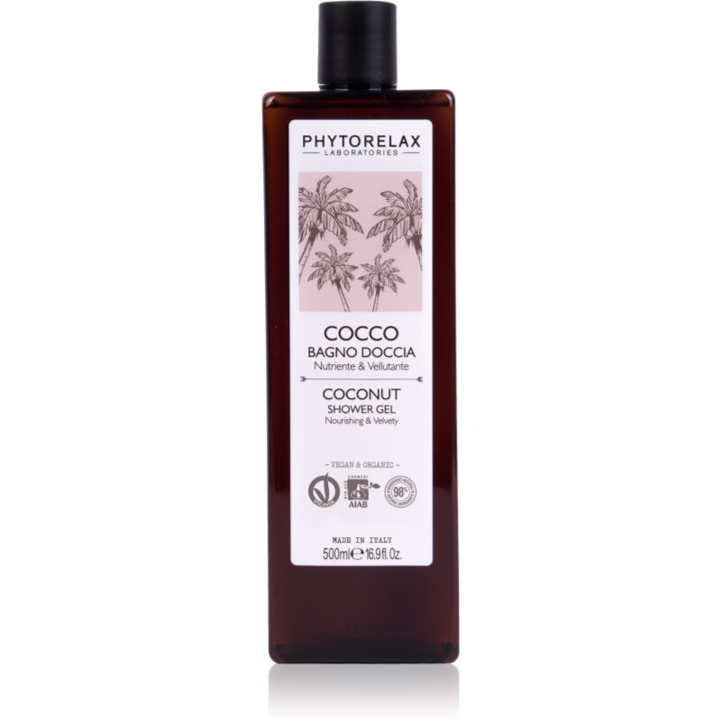 Phytorelax Laboratories Coconut vyživujúci sprchový gél 500 ml