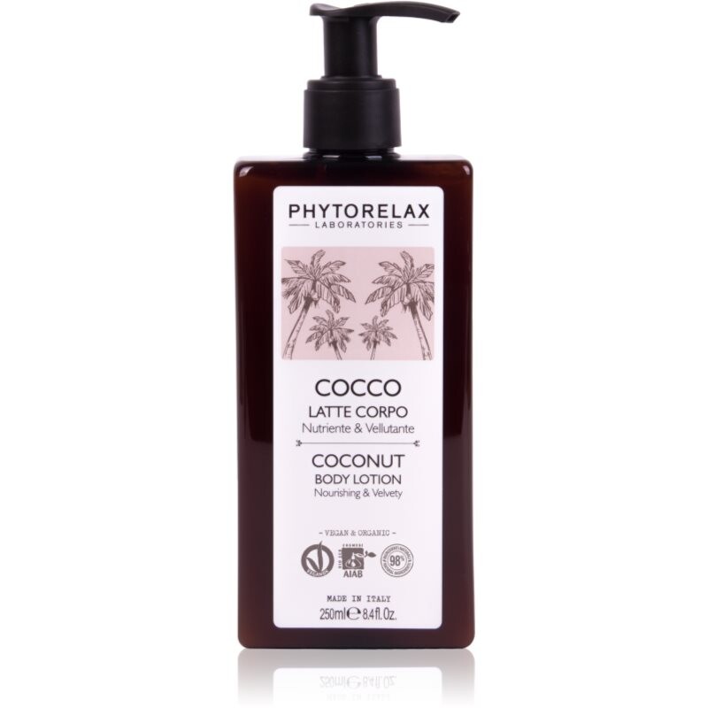 Phytorelax Laboratories Coconut výživné telové mlieko 250 ml