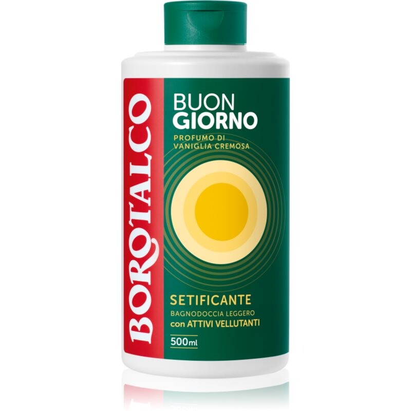 Borotalco Good Morning Silky jemný sprchový gel vône Creamy Vanilla 500 ml