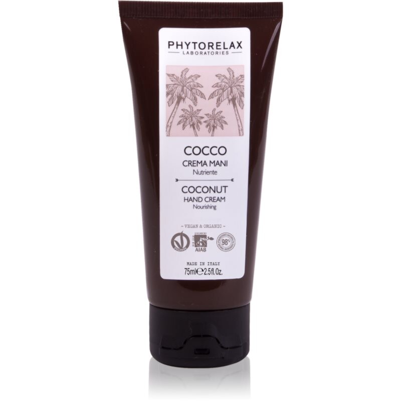 Phytorelax Laboratories Coconut výživný krém na ruky 75 ml