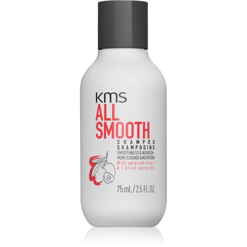 KMS All Smooth Shampoo uhladzujúci šampón pre silné, hrubé a suché vlasy 75 ml