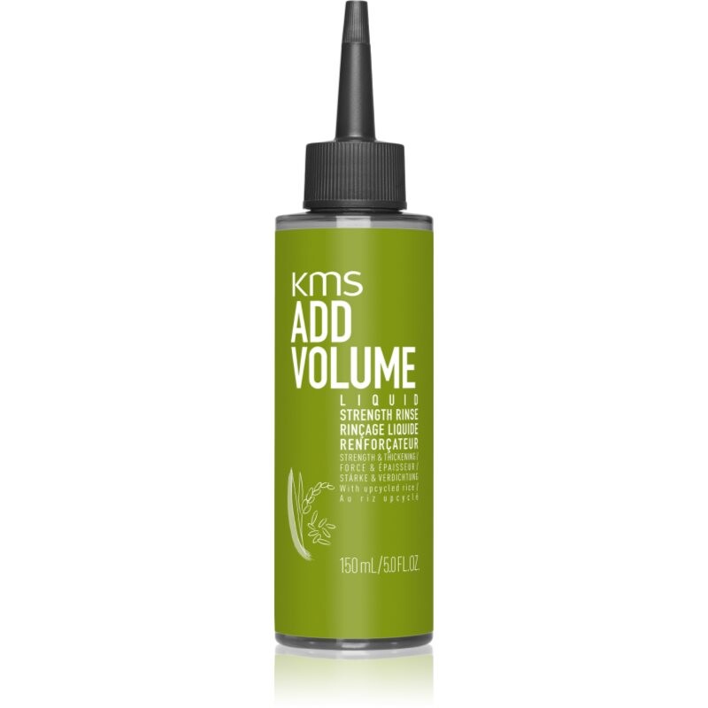 KMS Add Volume Liquid Strength Rinse vlasová kúra pre vlasy postrádajúce hustotu 150 ml
