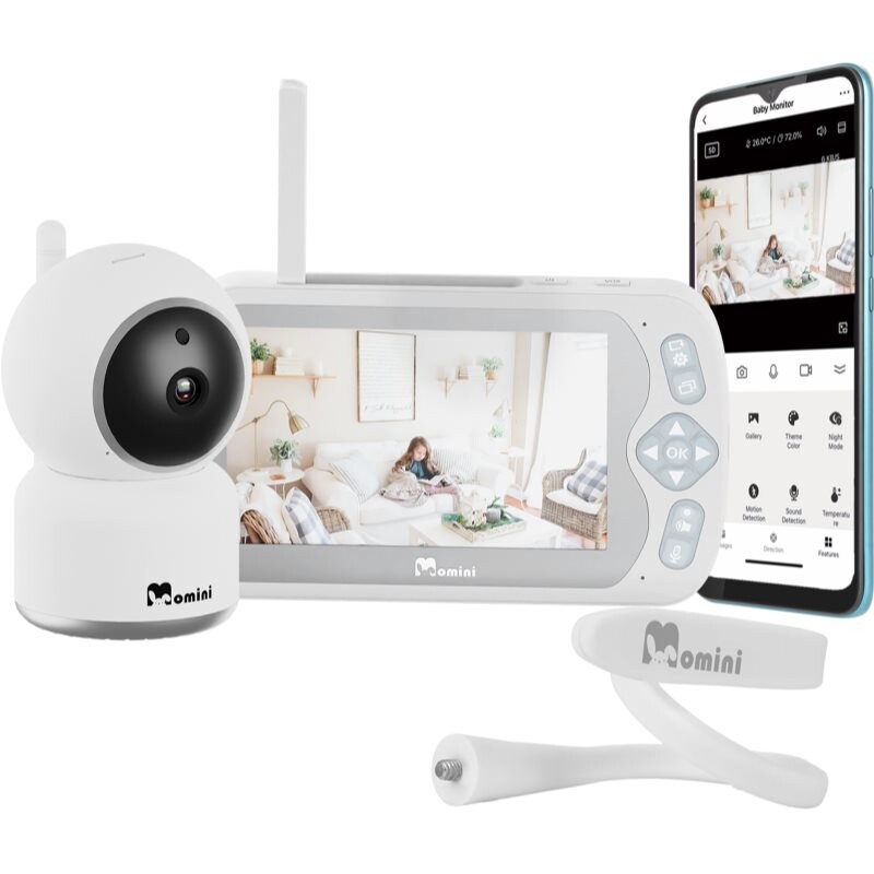 Momini BlissEye Baby digitálna audio pestúnka 1 ks