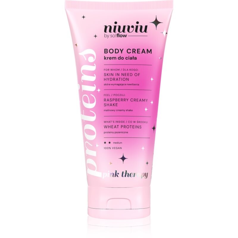 so!flow Raspberry Creamy Shake Body Cream telový krém 200 ml