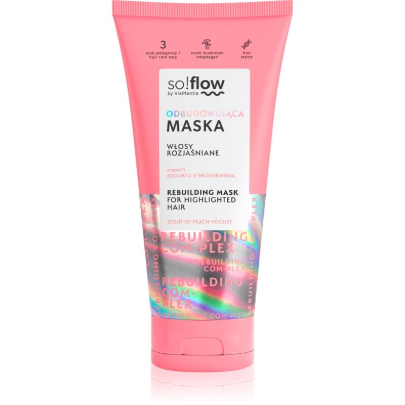 so!flow Rebuilding Com-Plex Mask For Highlighted Hair regeneračná maska na vlasy pre odfarbené vlasy 200 ml