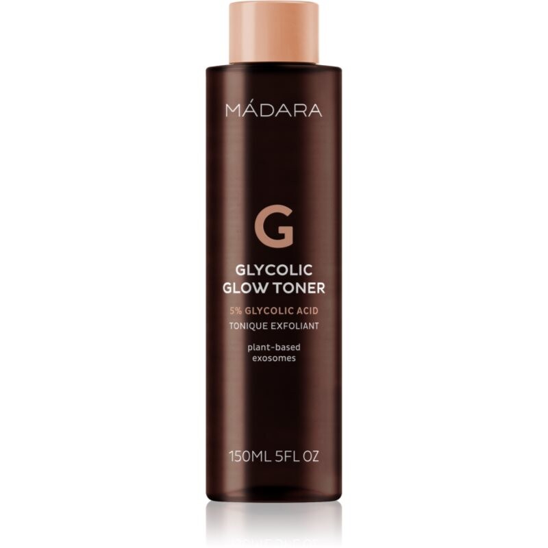 MÁDARA Glycolic Glow Toner jemné exfoliačné tonikum 150 ml