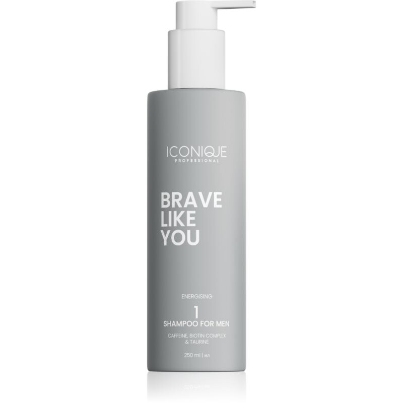 ICONIQUE Professional BRAVE LIKE YOU Energising Shampoo energizujúci šampón pre mužov 250 ml