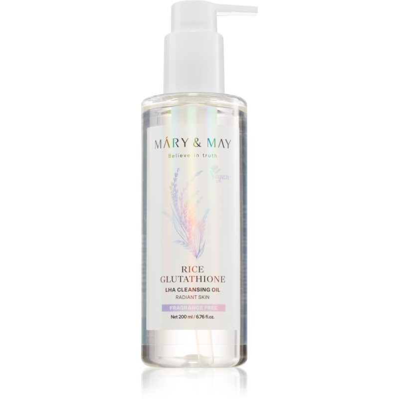 Mary&May Rice Glutathione LHA Cleansing Oil jemný čistiaci olej s exfoliačným účinkom 200 ml