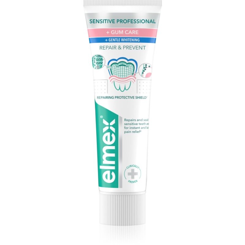 Elmex Sensitive Professional Repair & Prevent White zubná pasta 75 ml