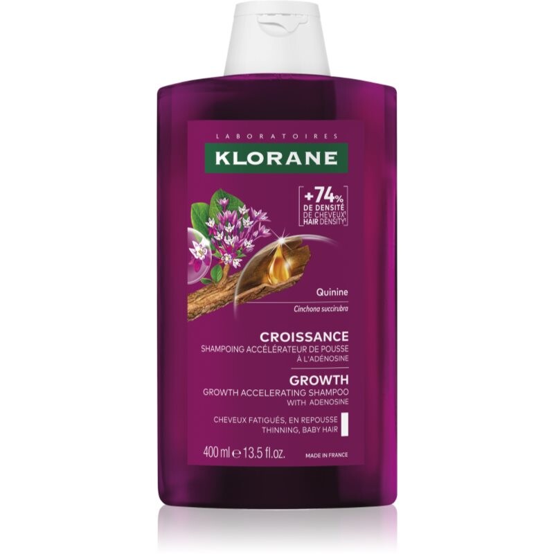 Klorane Quinine Growth Accelerating Shampoo šampón pre rast vlasov a posilnenie od korienkov 400 ml