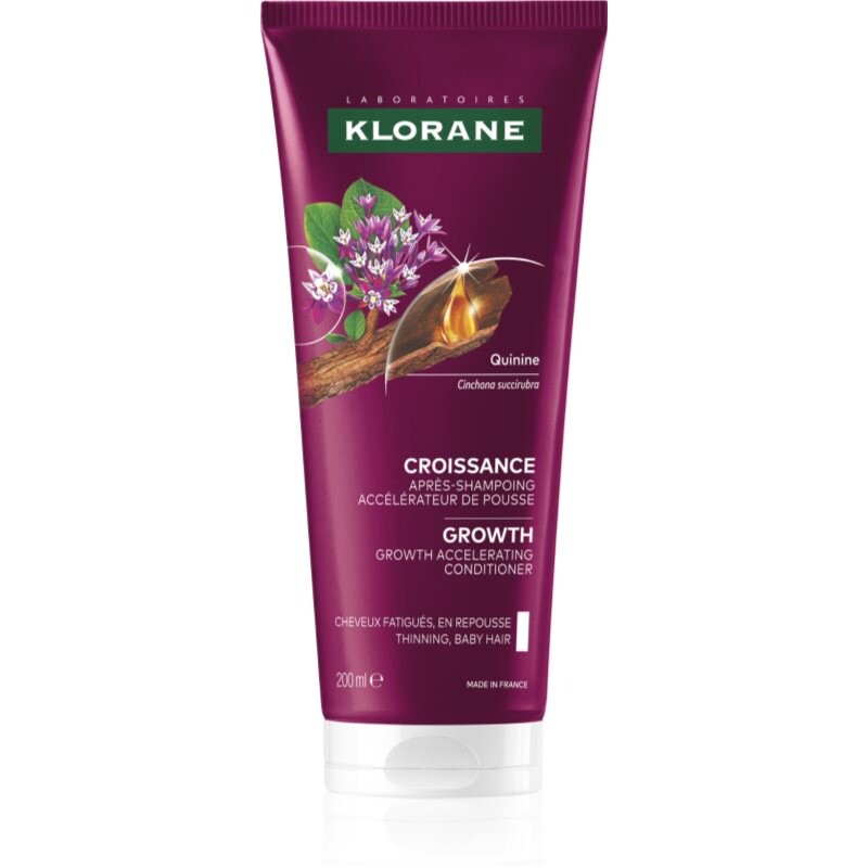 Klorane Quinine Growth Accelerating Conditioner kondicionér pre rast vlasov a posilnenie od korienkov 200 ml