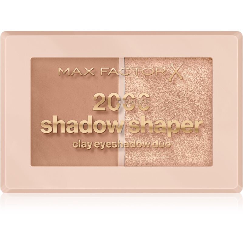 Max Factor 2000 Calorie Shadow Shaper duo očné tiene odtieň 020 Bronze Glaze 4 g