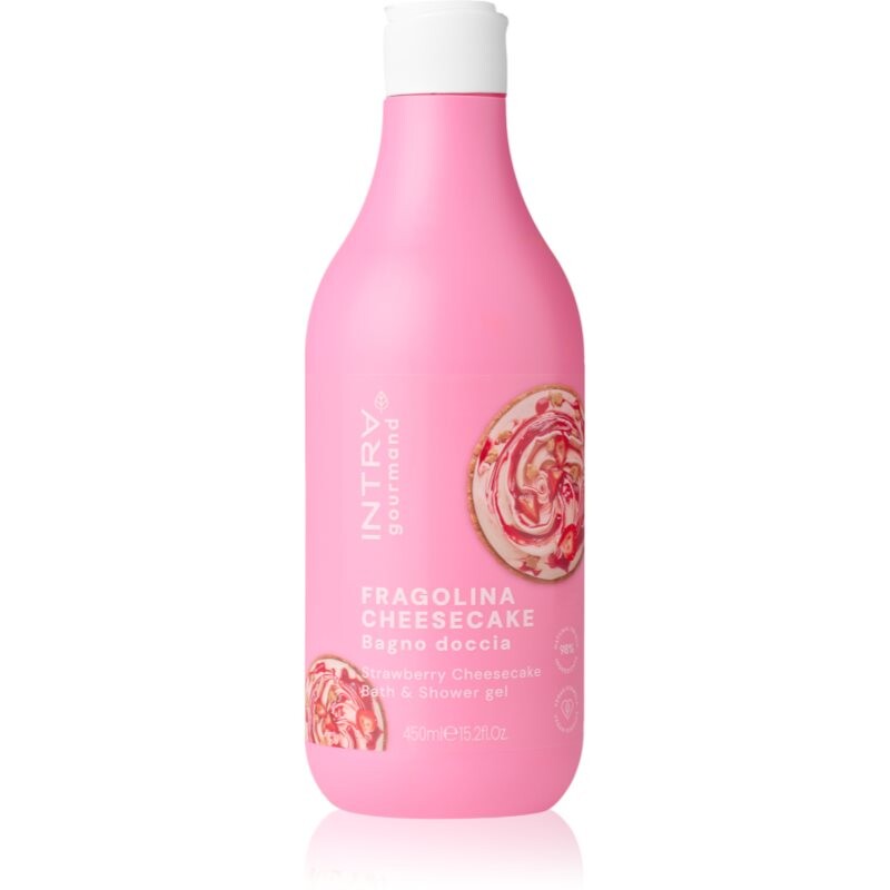 Phytorelax Laboratories Intra Gourmand Strawberry Cheesecake sprchový a kúpeľový gél 450 ml