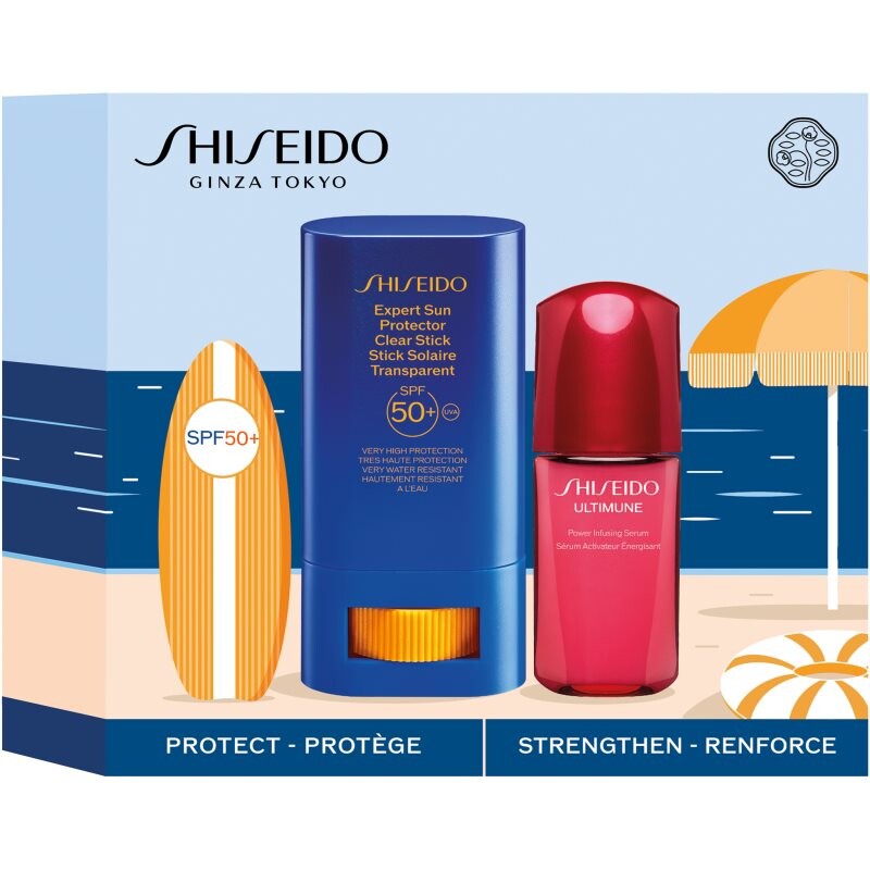 Shiseido Expert Sun Protector Clear Stick SPF 50+ darčeková sada pre ženy