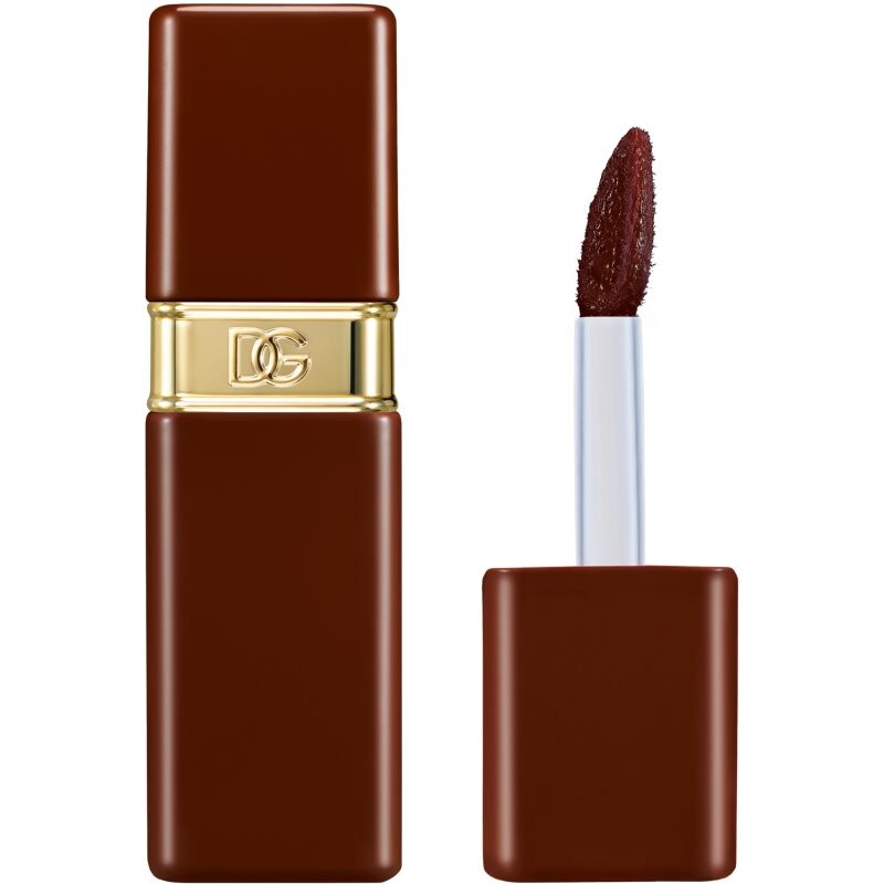 Dolce&Gabbana Rose Dew Lip Bite dlhotrvajúci tekutý rúž s hydratačným účinkom odtieň 06 Quirky Mocha - Cool Brown 6 ml