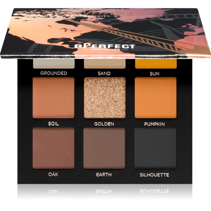 BPerfect Compass of Creativity paletka očných tieňov odtieň North Nudes 110 g