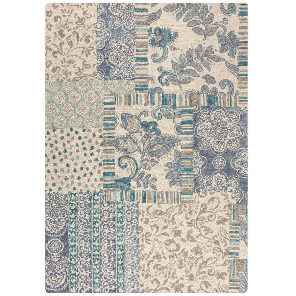 Flair Rugs VLNENÝ KOBEREC, 120/170 cm modrá