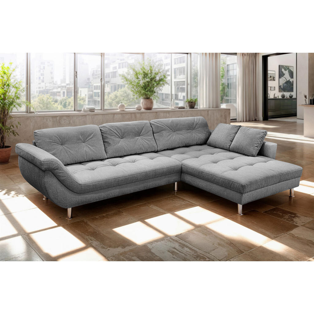 Livetastic ROHOVÁ SEDAČKA, plast, textil, kompozitné drevo, tmavosivá
