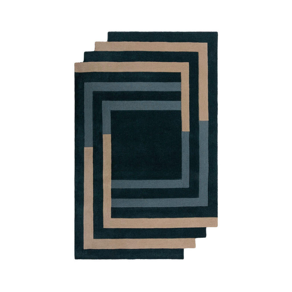 Flair Rugs VLNENÝ KOBEREC, 200/290 cm modrá