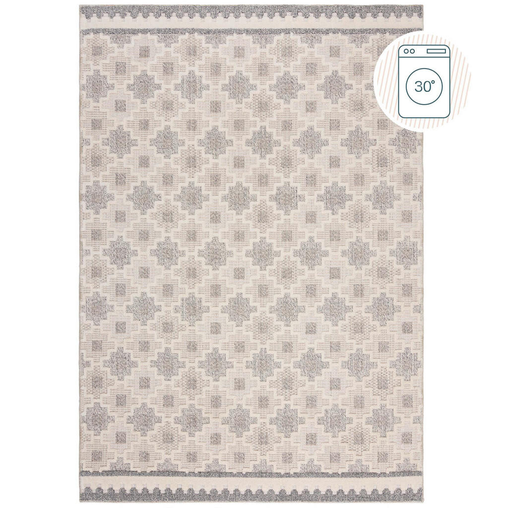 Flair Rugs TKANÝ KOBEREC, 116/170 cm sivá