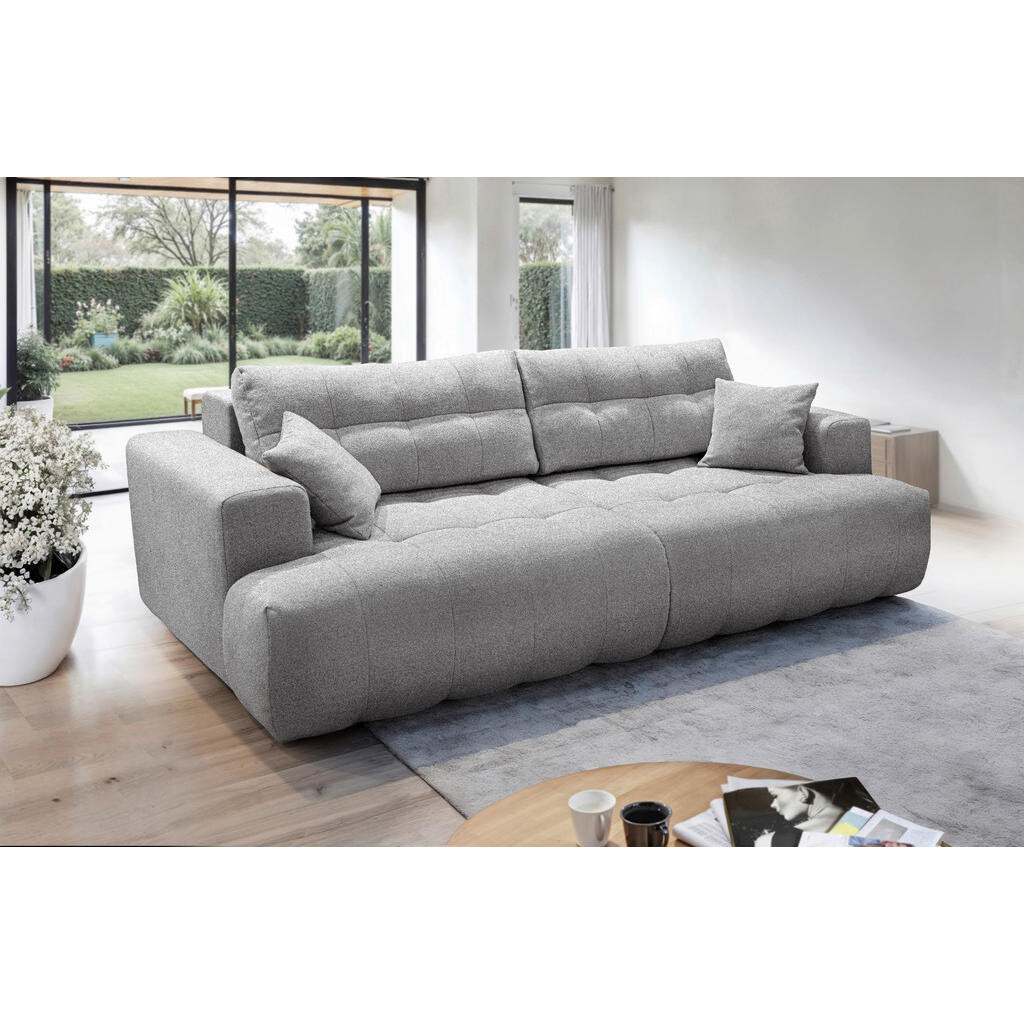 Livetastic VEĽKÁ POHOVKA, plast, textil, kompozitné drevo, sivá
