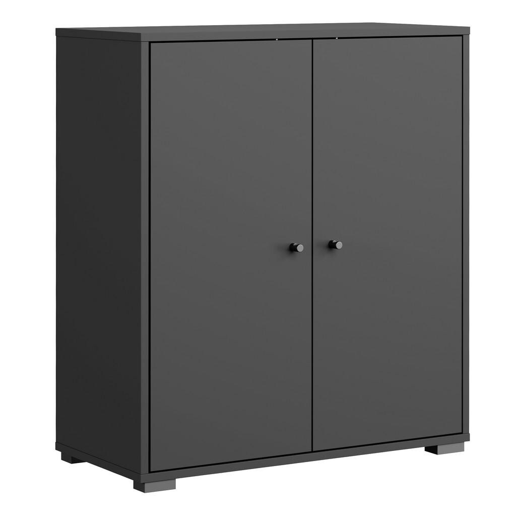 P & B SKRINKA NA TOPÁNKY, čierna, 70/80/33 cm