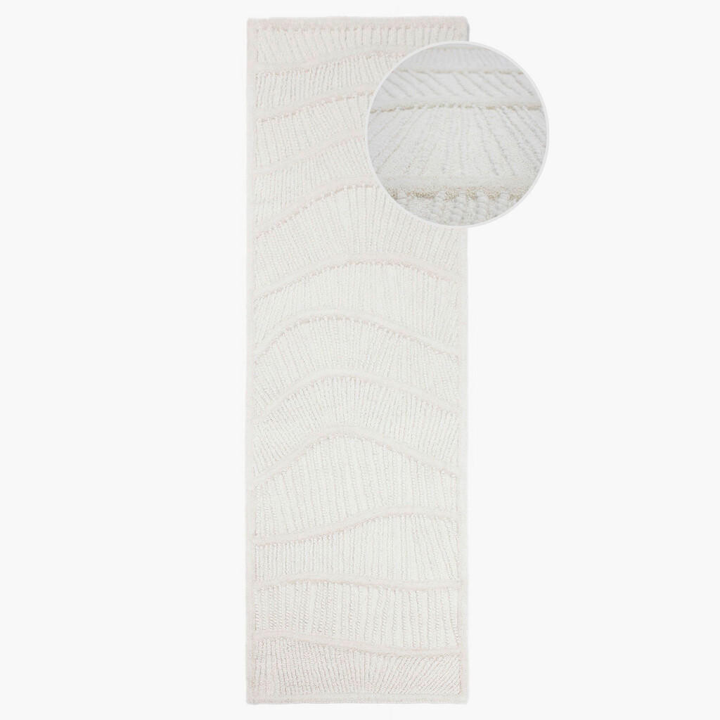 Flair Rugs BEHÚŇ, 80/300 cm, biela
