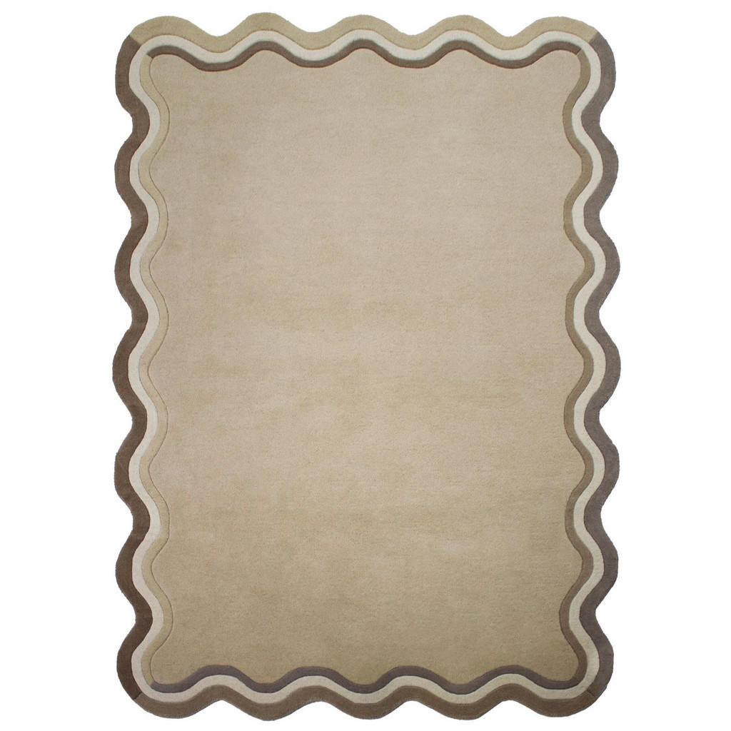 Flair Rugs VLNENÝ KOBEREC, 120/170 cm prírodná farba