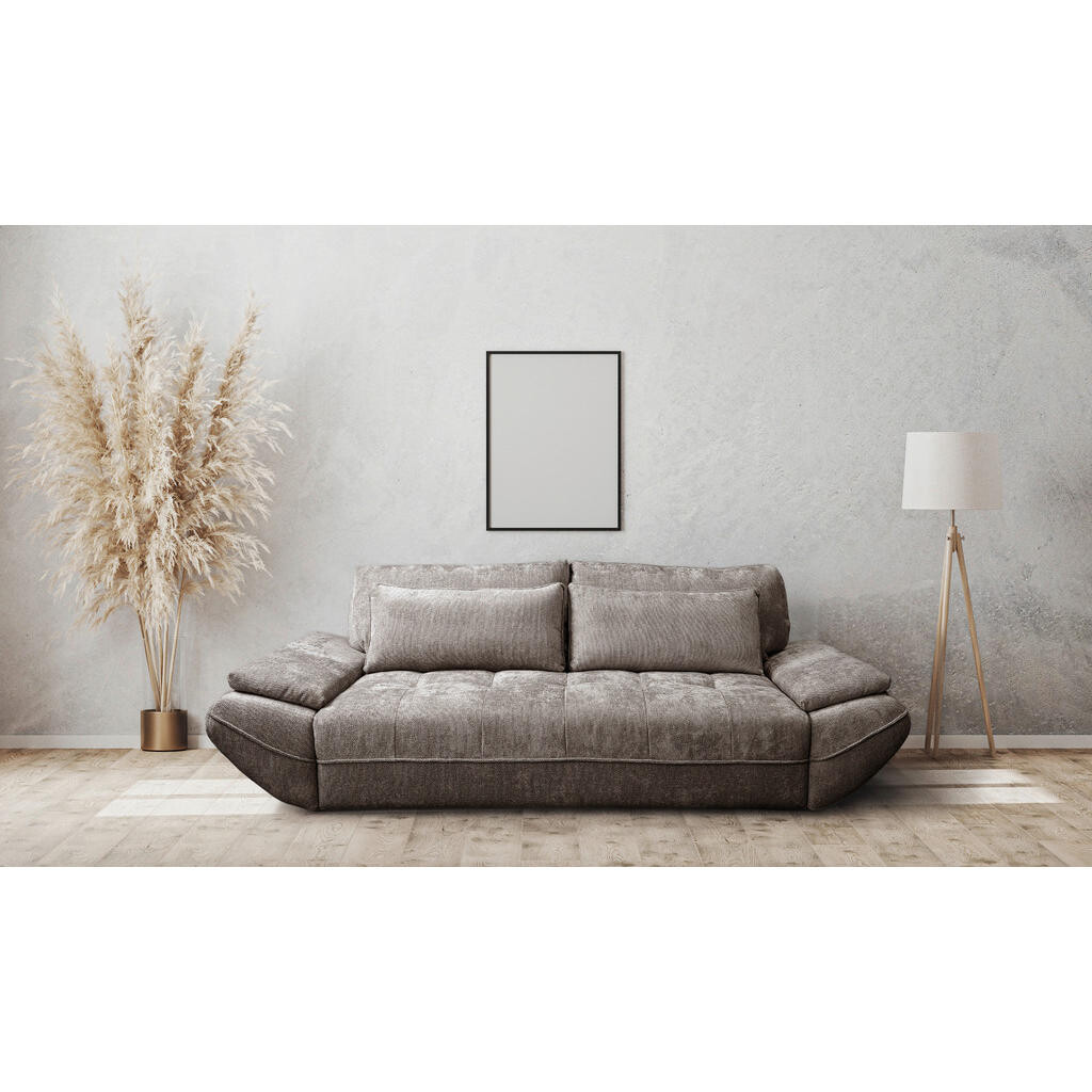 Livetastic ROZKLADACIA POHOVKA, drevo, textil, kompozitné drevo, taupe